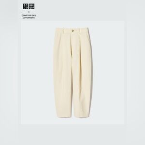 UNIQLO x Comptoir des Cotonniers Linen Blend Pleated Tapered Trousers